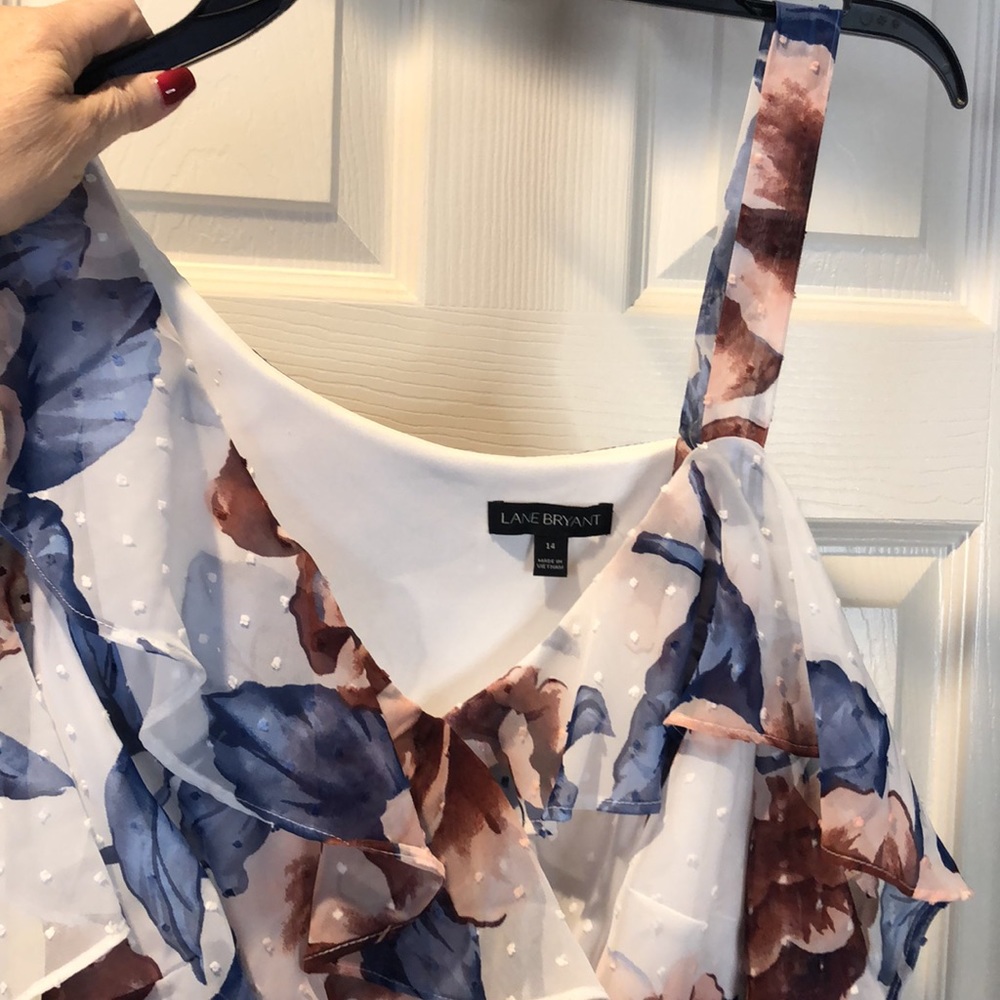 Lane Bryant Floral Ruffle Dress - Picture 4 of 6